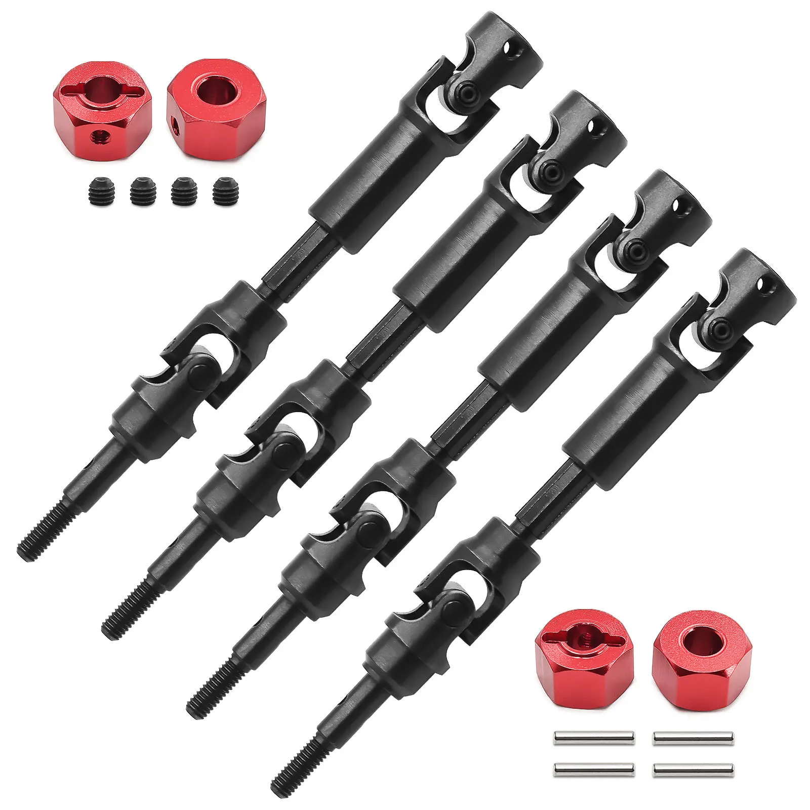 Alberi di trasmissione anteriori e posteriori CVD in acciaio per Traxxas Mini Maxx