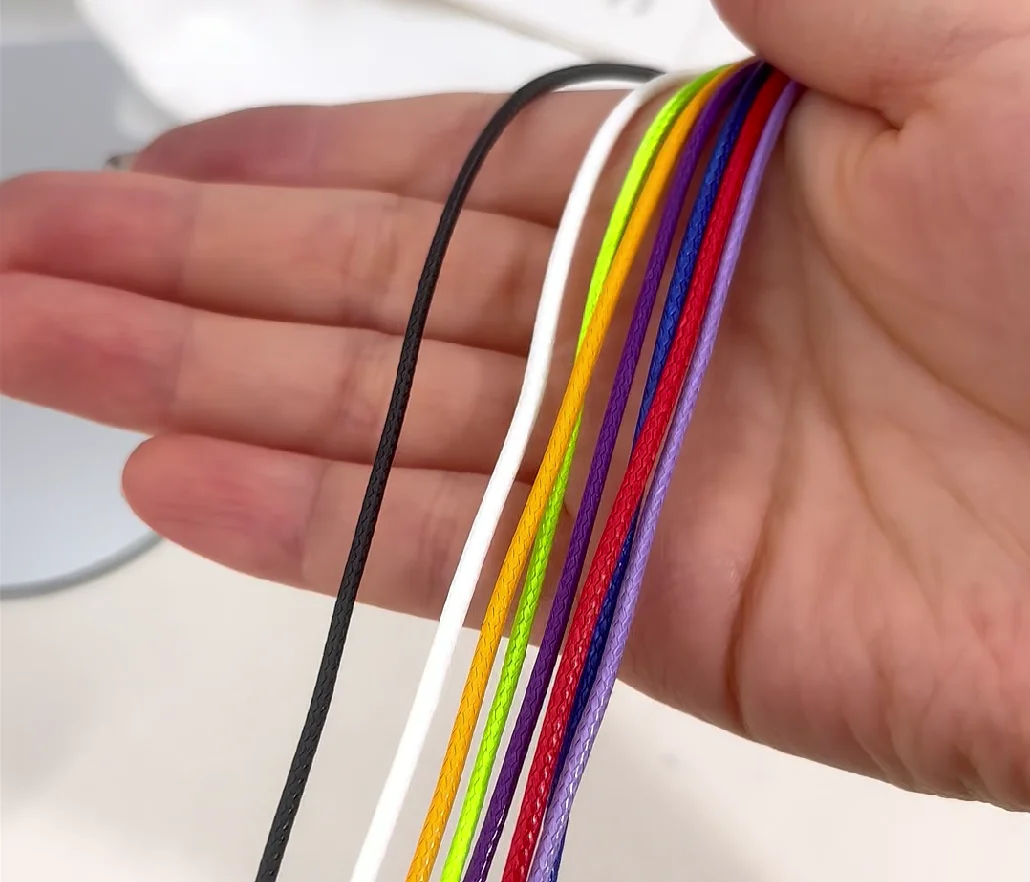 

10Pcs/lot Dia 1.5mm Leather Cord Necklace With Clasp Adjustable Braided Rope for Jewelry Making DIY Necklace Bracelet Supplies