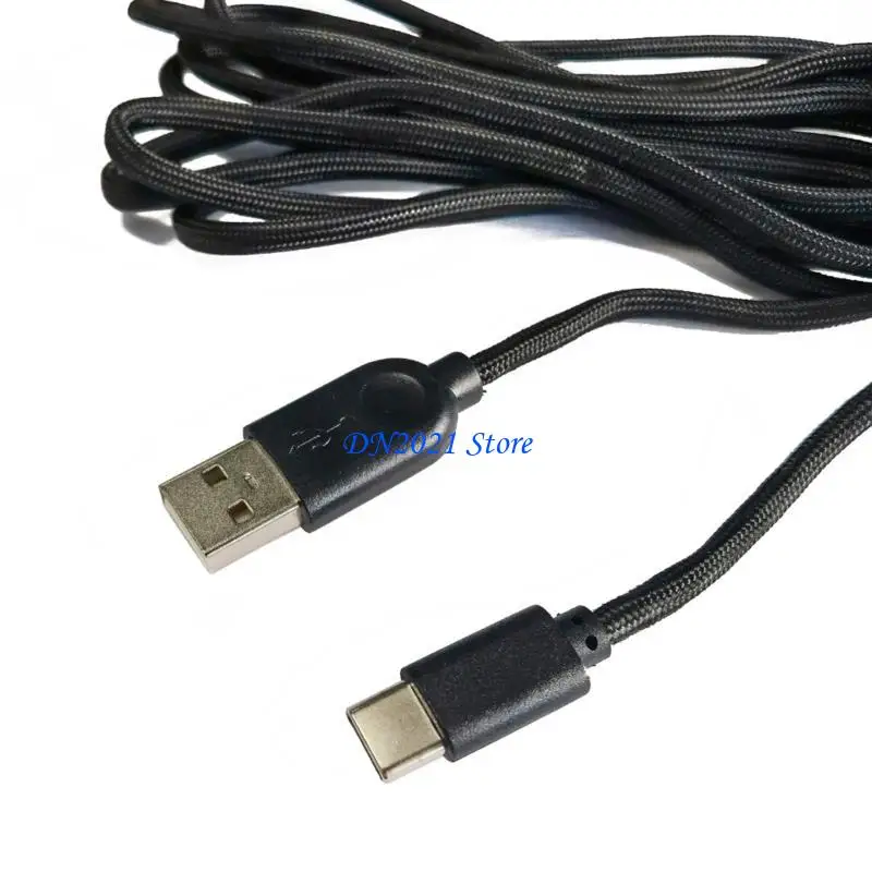 F3KE Flexible USB C Charging Cable Fast Data Transfer Nylon Braided USB Charging Cord