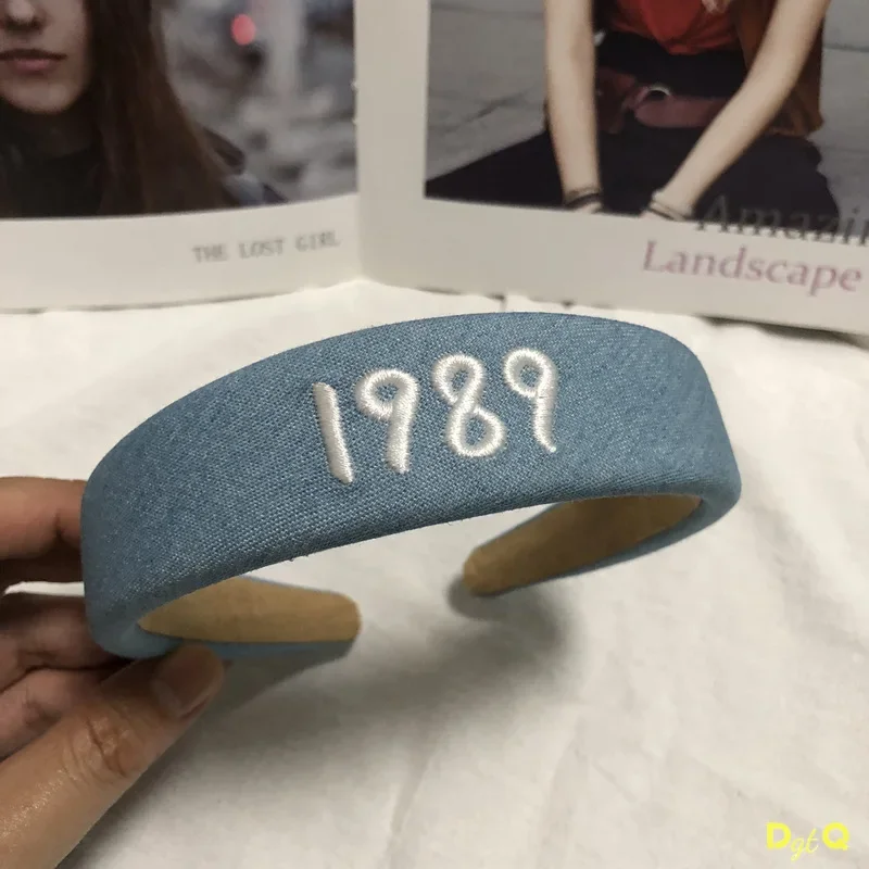 DGTQYQ المطرزة 1989 كاوبوي أنيقة عقال عقال الضغط حزام الشعر الإناث عطلة إكسسوارات الشعر
