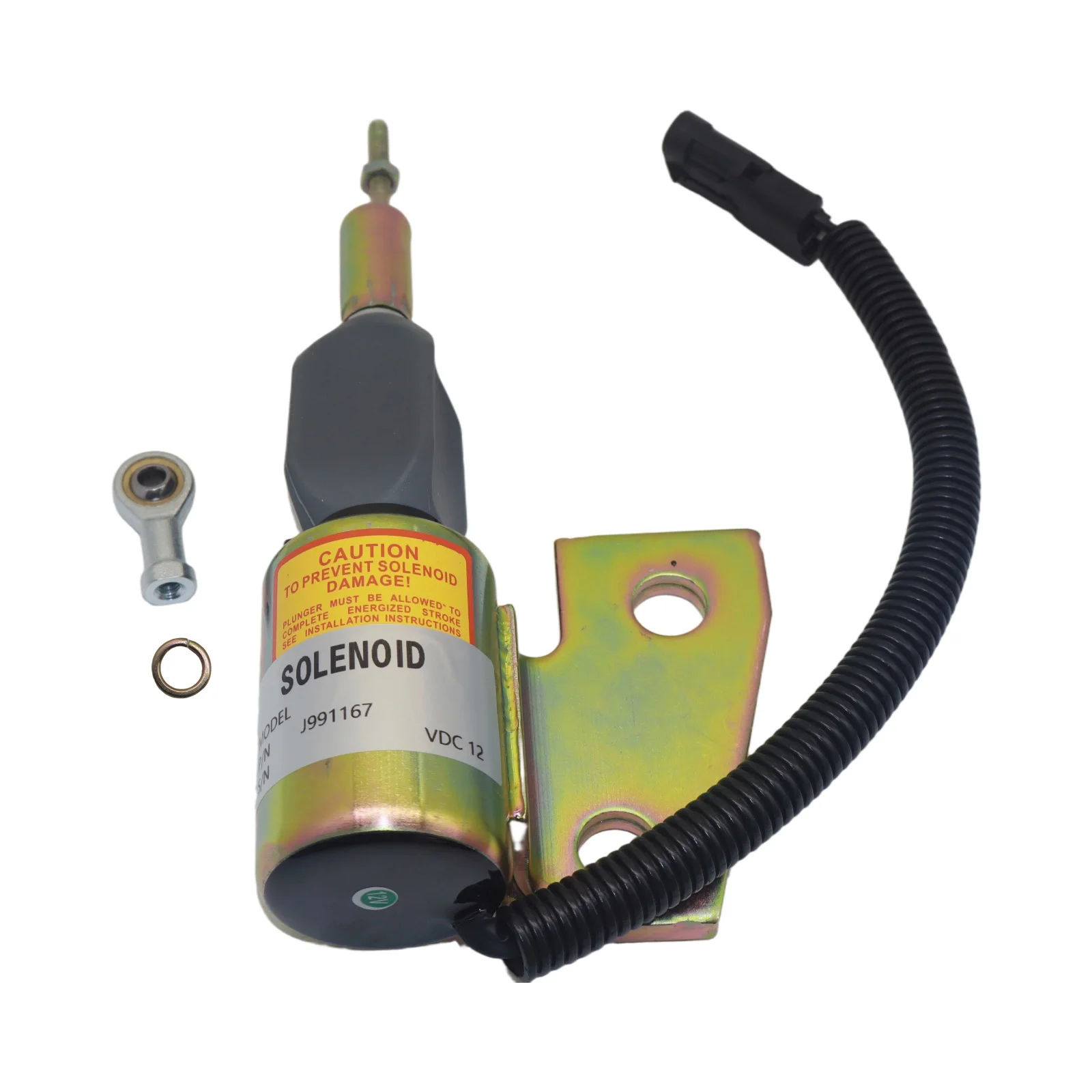 12V Fuel Shut Off Solenoid 3964627 87420952 J991167 For Cummins 4BT 6BT 5.9L Engine