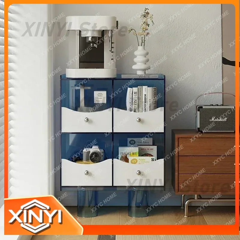 French Antique Display Locker for Entrance Storage and Wall Decoration Small Vertical Cabinet