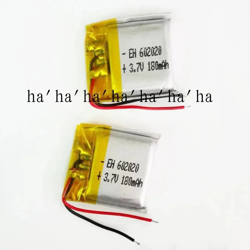 3.7V 180mAh 602020     Lipo Polymer Rechargeable Battery For Earphone Watch Lot JM