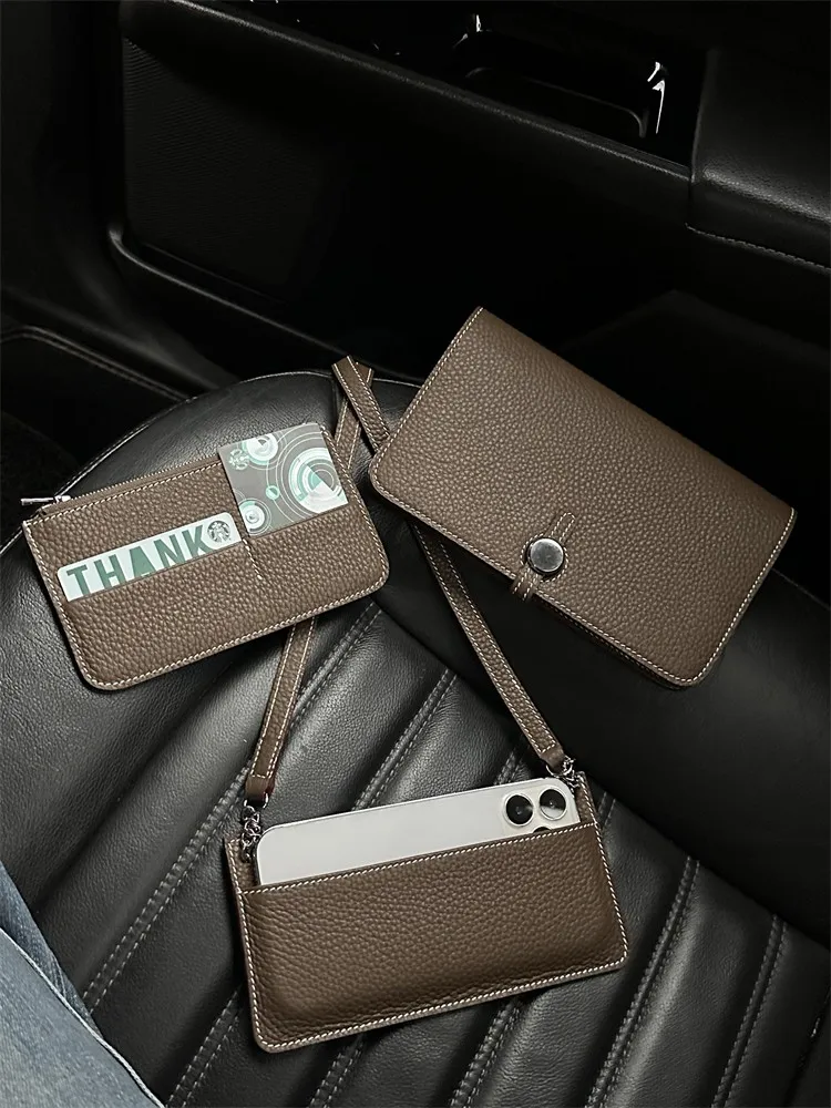 حقيبة كتف متعددة الوظائف من URJR MIEBZ، محفظة مريحة للنقود وجواز السفر، حجم صغير، أسلوب عصري، مناسبة للشباب، لون موحد #2