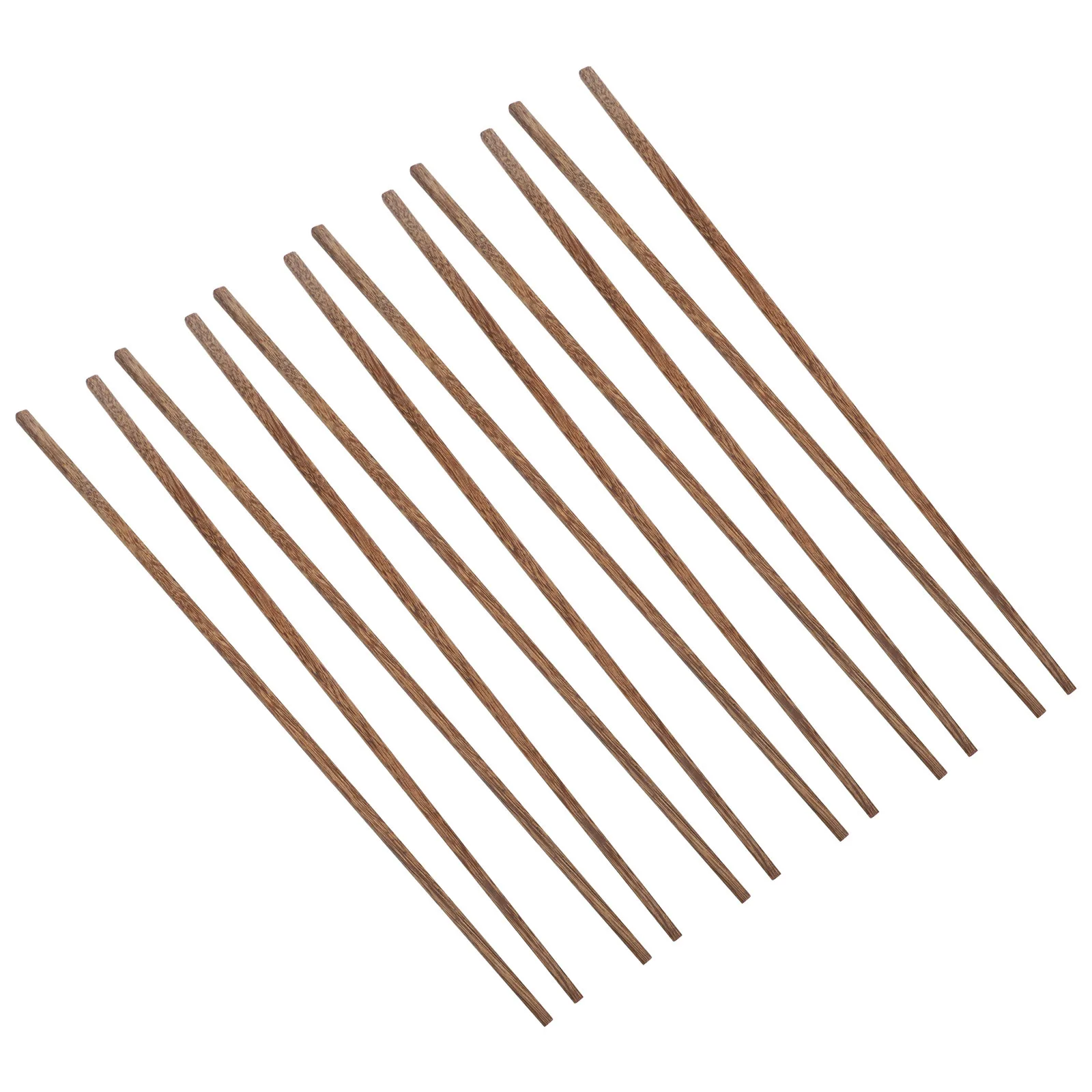 

6Pairs Wood Hot Pot Chopsticks 42Cm Extra Long Natural Grain Cooking Chopsticks for Frying Noodles Japanese Saibashi Kitchen