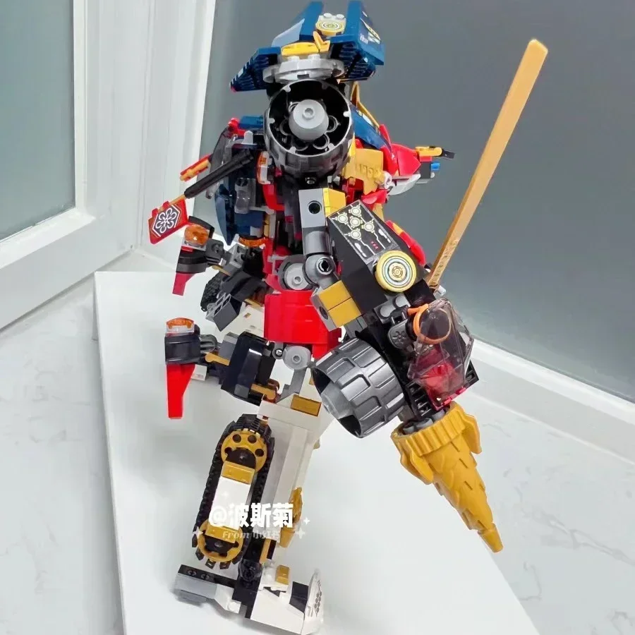 1148 ชิ้น Super ผสม Mecha Building Block รุ่น 4-in-1 เครื่องบินถังหุ่นยนต์ Mecha Building Block ของเล่นของขวัญ