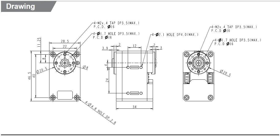 DYNAMIXEL XC430-W240-T X series ROBOTIS digital servo robot joint steering gear