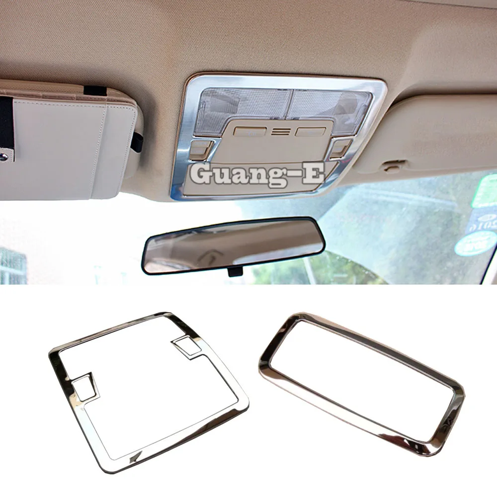 

Car Cover Stick ABS Chrome Front/Rear Back Read Reading Light Switch Trim For Toyota Corolla Altis 2014 2015 2016 2017 2018 2019