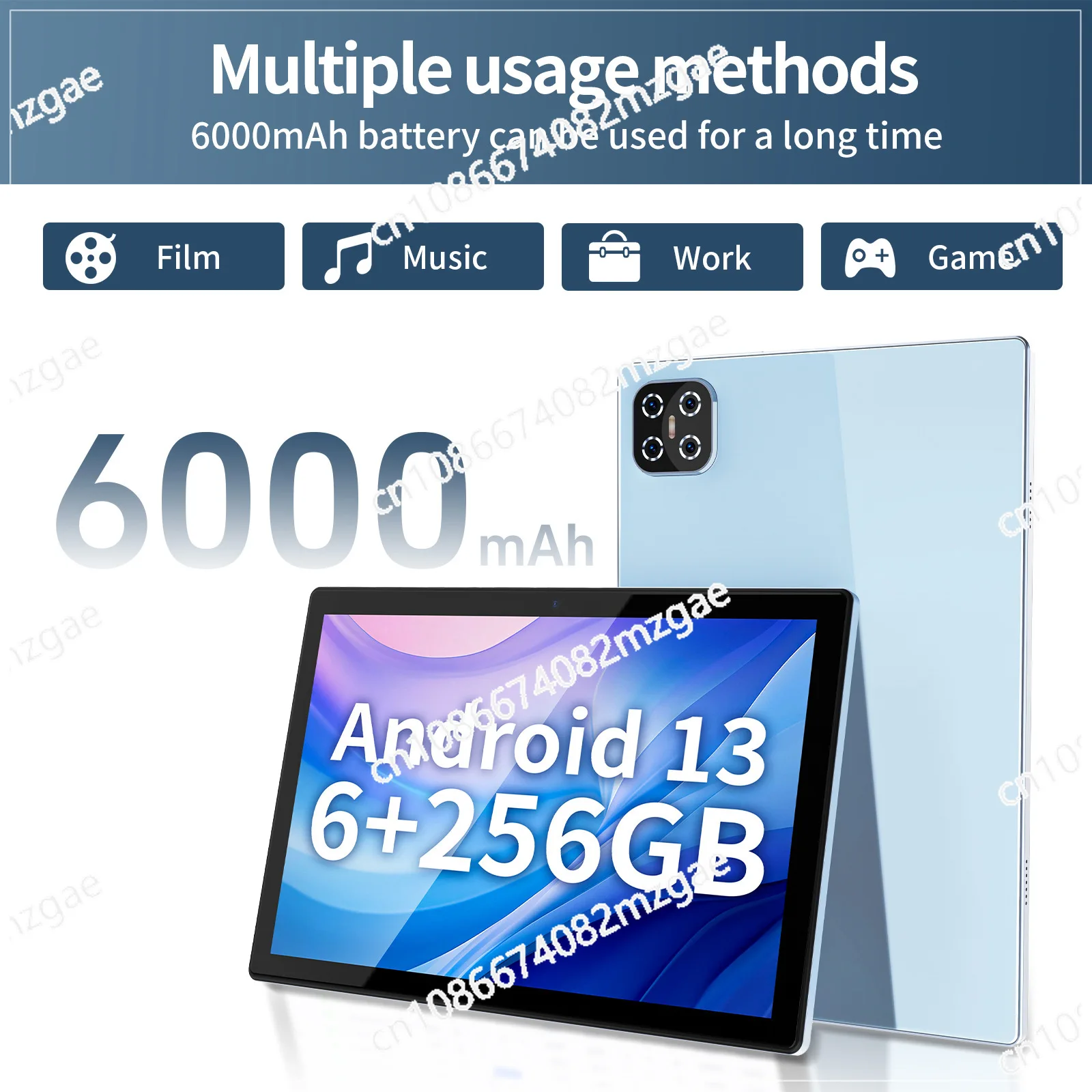 Cross-border New Tablet PC 5g Full Netcom JEPK10.1 Inch Android Game Call Business Tablet