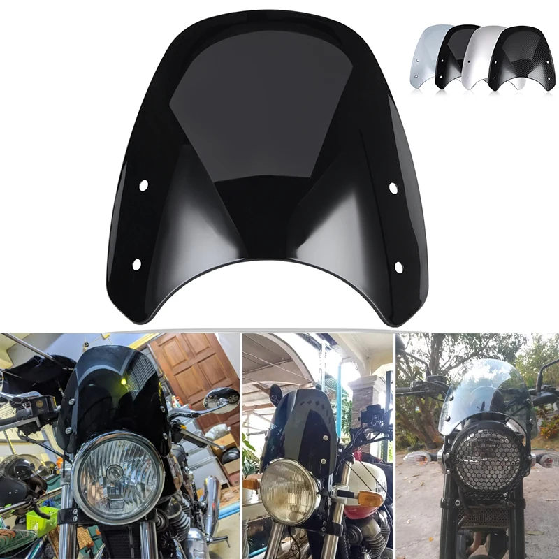 Windscreen Windshield for Bonneville 2021 T100 T120 2015-2019 Thruxton 900 2003-2015 SR500 1200cc Headlight Fairing Deflectors