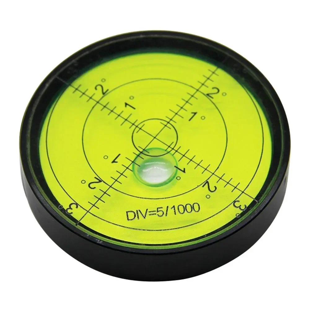 1pc Precision Metal Circular Level Bubble Spirit Level Bubble Magnetic Spirit Levelmetal Horizontal Bubble Round Level Measureme