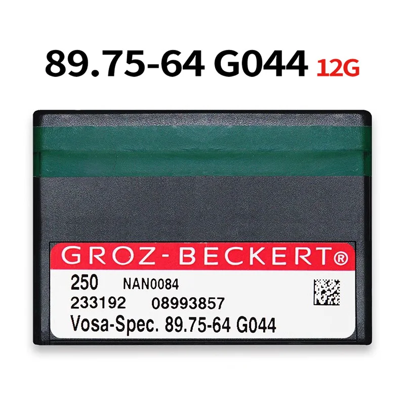 250 Pcs GROZ-BECKERT Vosa-Spec. 89.75-64 G044 Needles 12G Big Hook For SHIMA SEIKI Chinese Knitting Machines