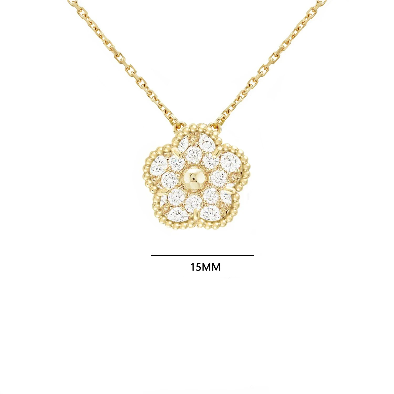 Classic luxury clover multiflower pendant necklace, unique fashion style jewelry, women\'s birthday gift