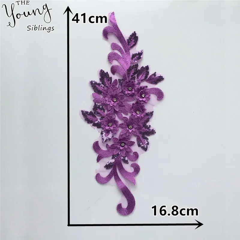 New arrivals Variety Of Mixed 3D Flower Pattern DIY Collar Fabric Embellished Lace Neckline Decorative Clothing Accessories