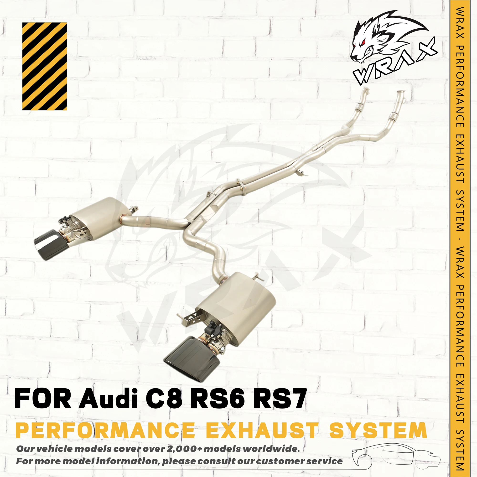 

WRAX Performance Exhaust Pipe for Audi C8 RS6 RS7 Exhaust Control Valve System Automotive Accessories perfect fit Catback