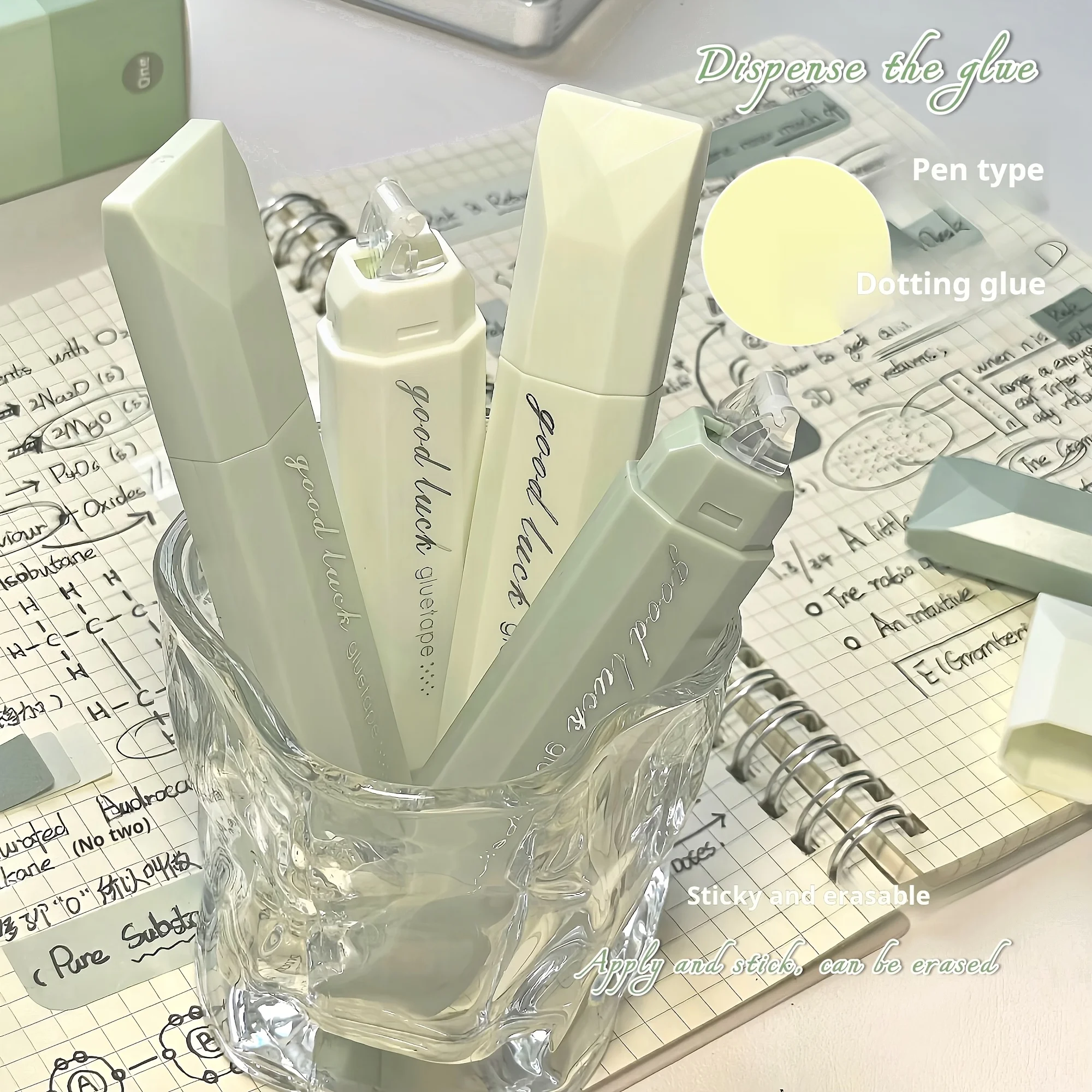 4 Stück/Set Wasserdichtes Klebeband für Scrapbooking, Wasserdichter Kleberoller für Bastelarbeiten, Geschenkverpackung, Fotomontering & Journaling – Detail 7