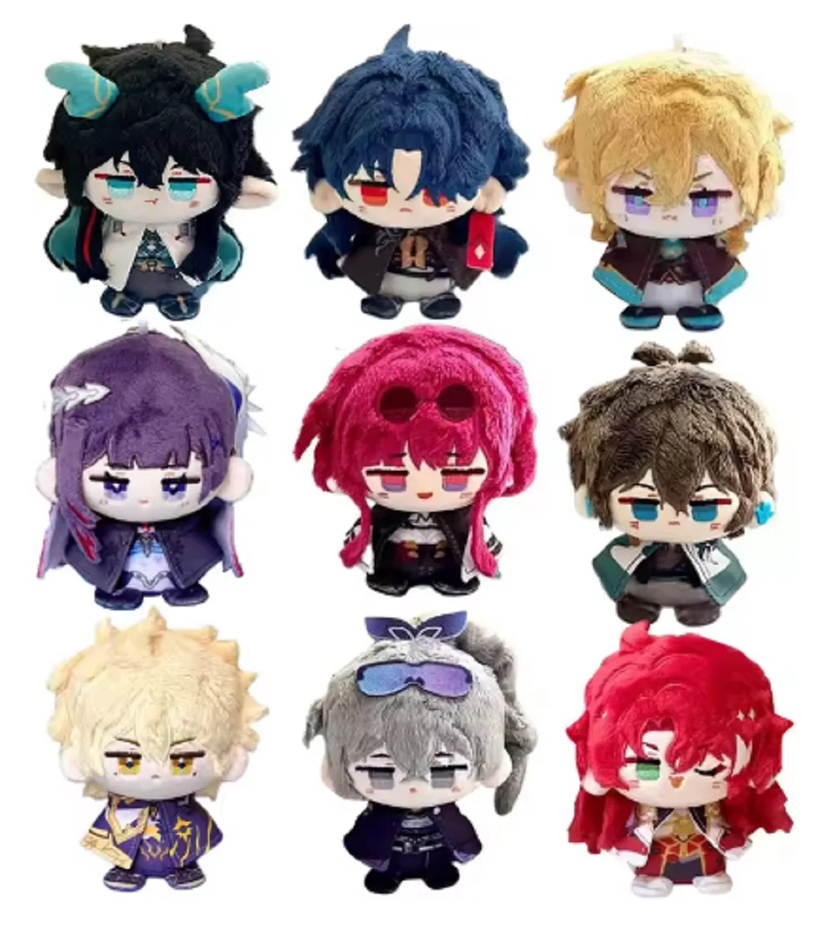 

Kinich Mavuika Citlali Kachina Mualani Genshin Impact 12CM Figure Plush Doll Pendant Car Backpack Keychain Cotton Plushie Toys