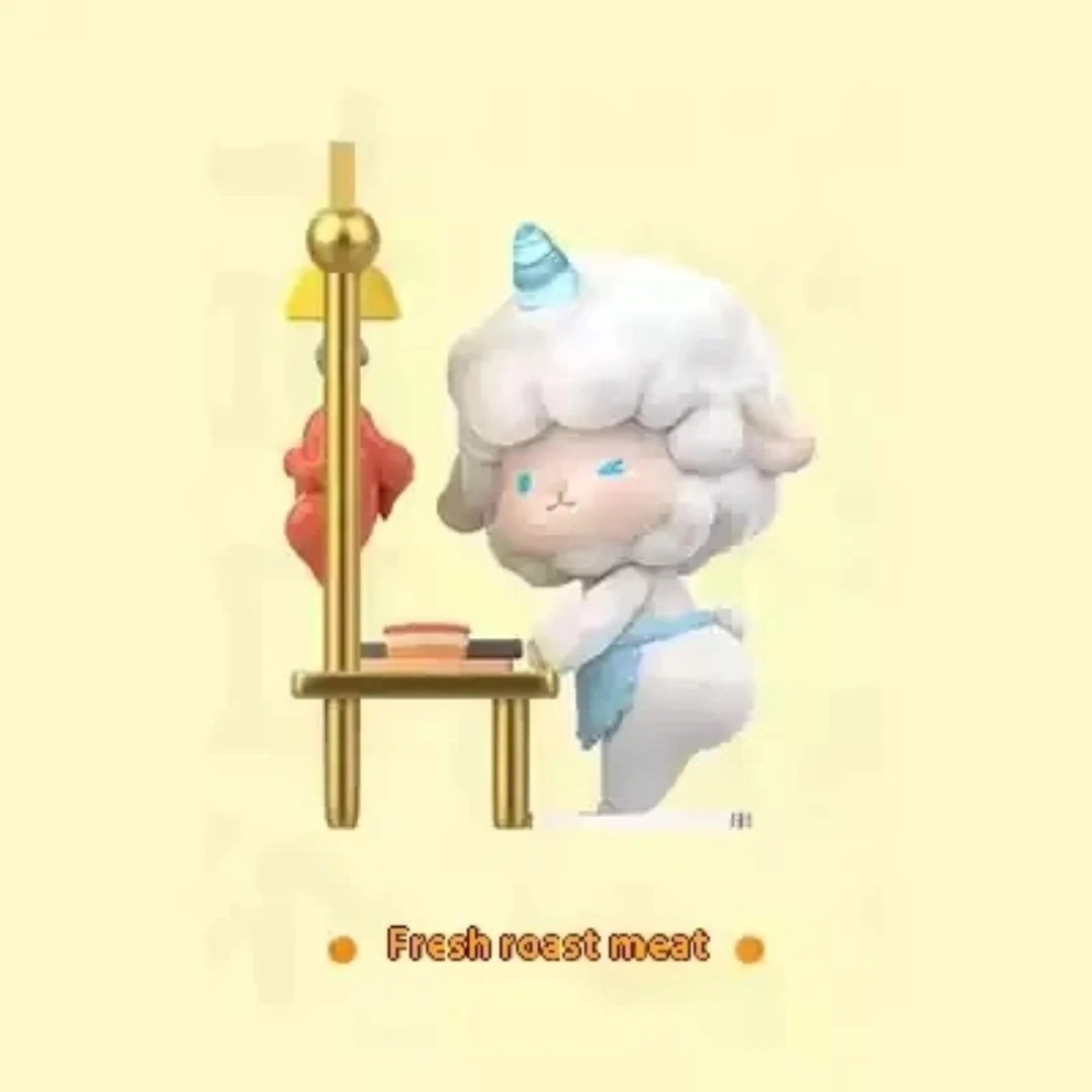 

Аутентичный рулон овцы Mie Ji Food Street Series слепая коробка овечья маленькая рулонная игрушка креативный настольный милый слепая коробка назначенный стиль