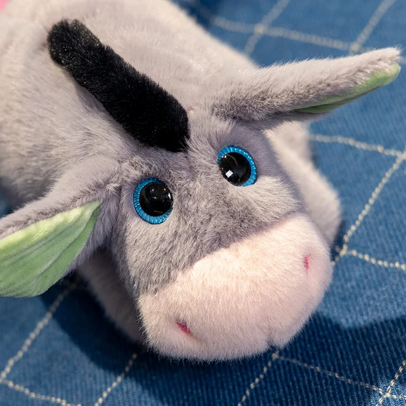 30 ซม.การ์ตูนจําลองอะนิเมะที่สมจริง Donkey และ MULE ตุ๊กตาสัตว์ตุ๊กตาของเล่นเด็กของขวัญวันเกิด Kawaii ตุ๊กตาทําด้วยมือ