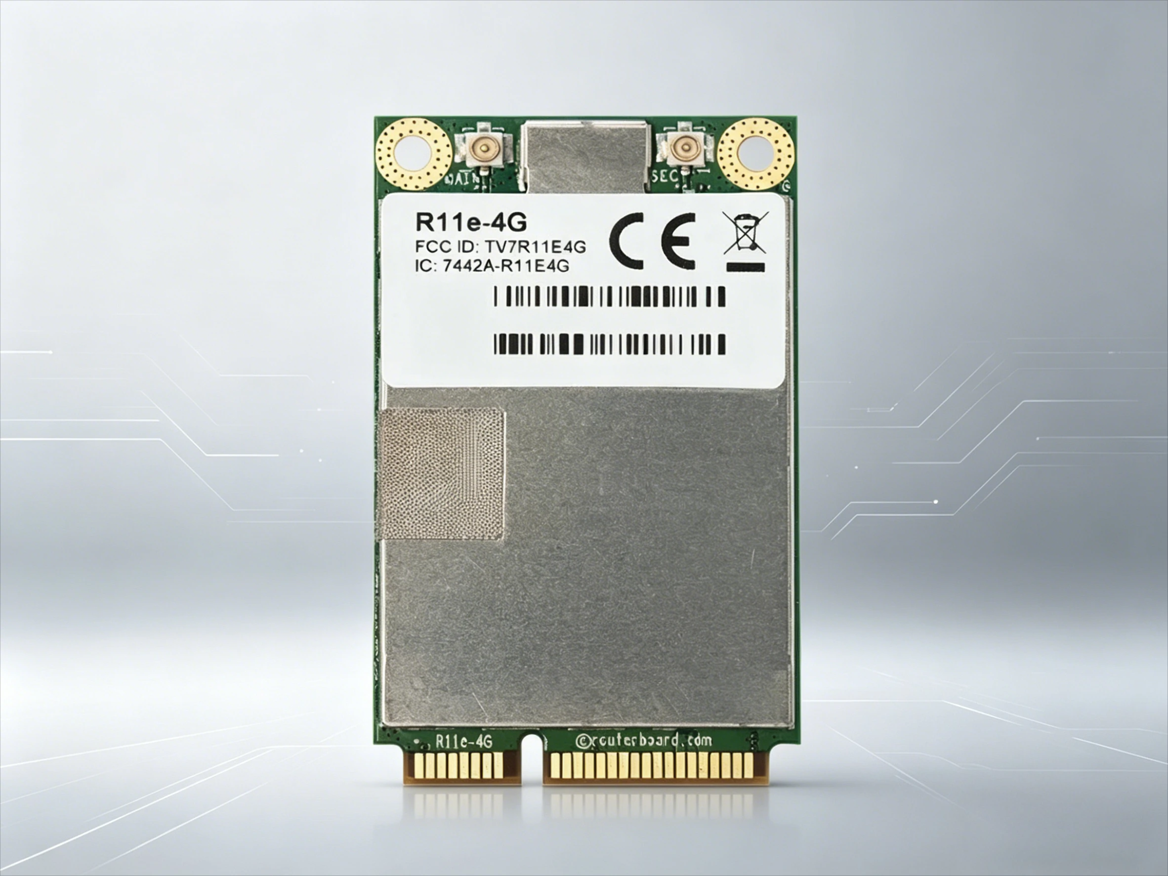 Módulo sem fio R11e-4G cat4 LTE Mini Pcie 150M para MikroTik Router LtAP mini, wAP R, RBM11G, RBM33G ou outros.