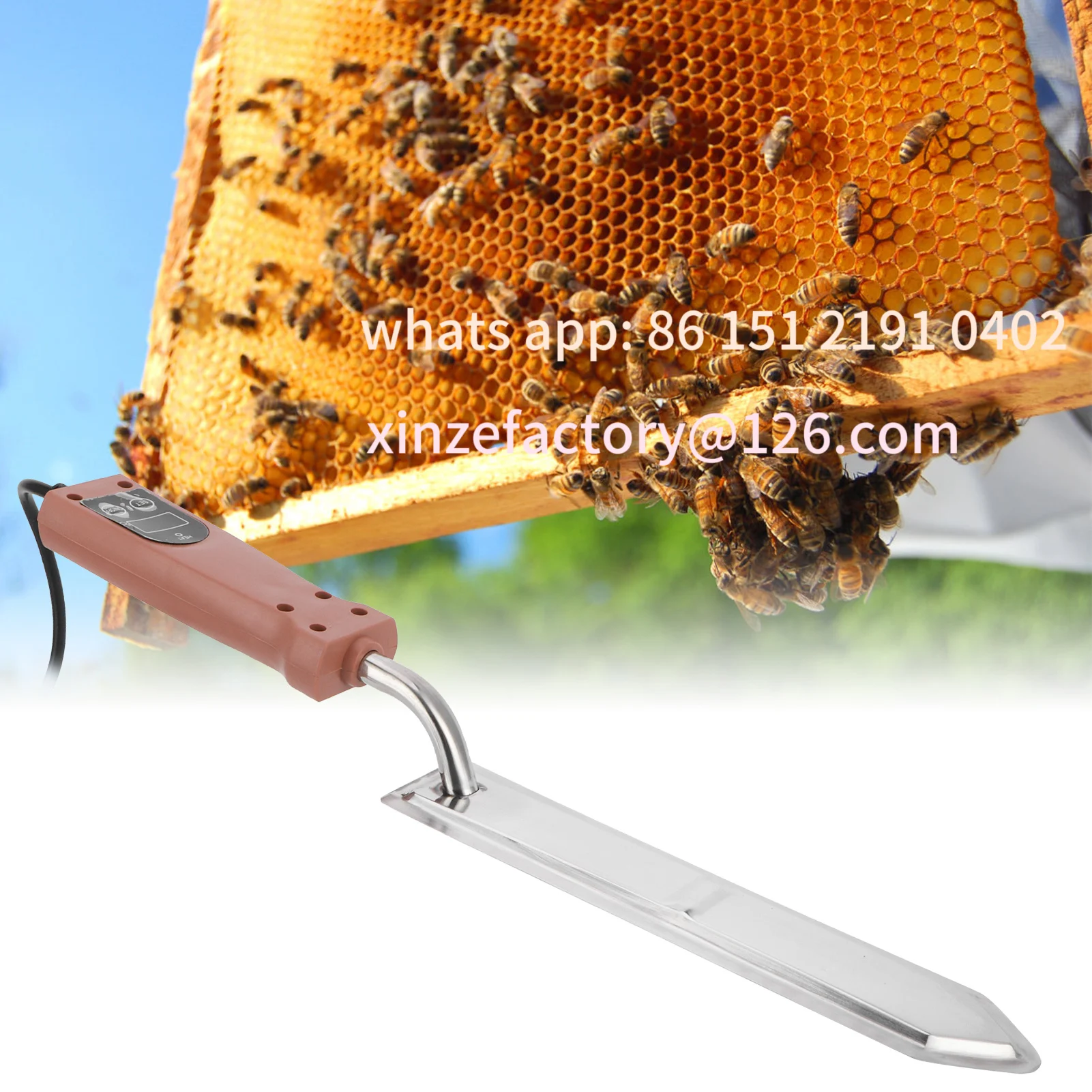 Customizable Beekeeping Equipment Uncapping Knife Electric Honey Cutter 50-180℃ Temperature Control Honey Cutting Knife Beekeepi