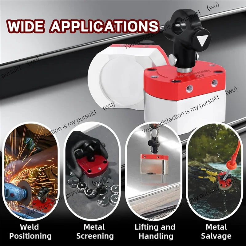 180LB On/Off Magnetic Welding Clamp, Multi-Purpose Switching Magnet for lifting and handling, metal screening