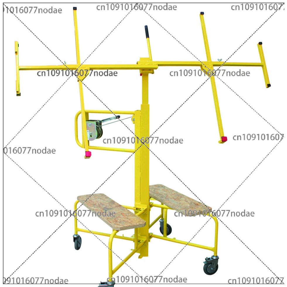 DPH411-C Drywall Panel Lifter Portable Handle Chain Hoist Plaster Board Ceiling Panel Lifter For Home Decoration Use