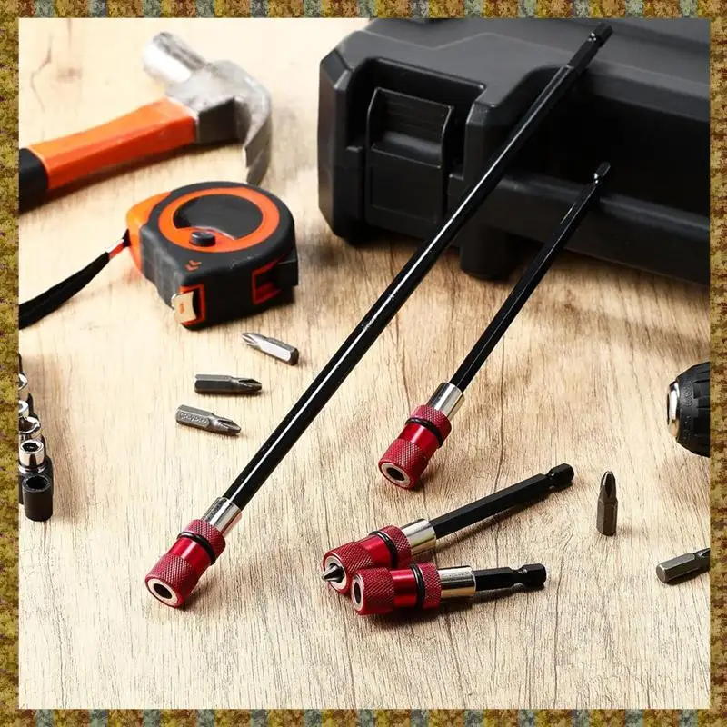 F-F 8 шт. Набор удлинителей для сверл Магнитный удлинитель для сверл Удлинитель для сверл 1/4 дюйма Шестигранный держатель для бит с 8 битами