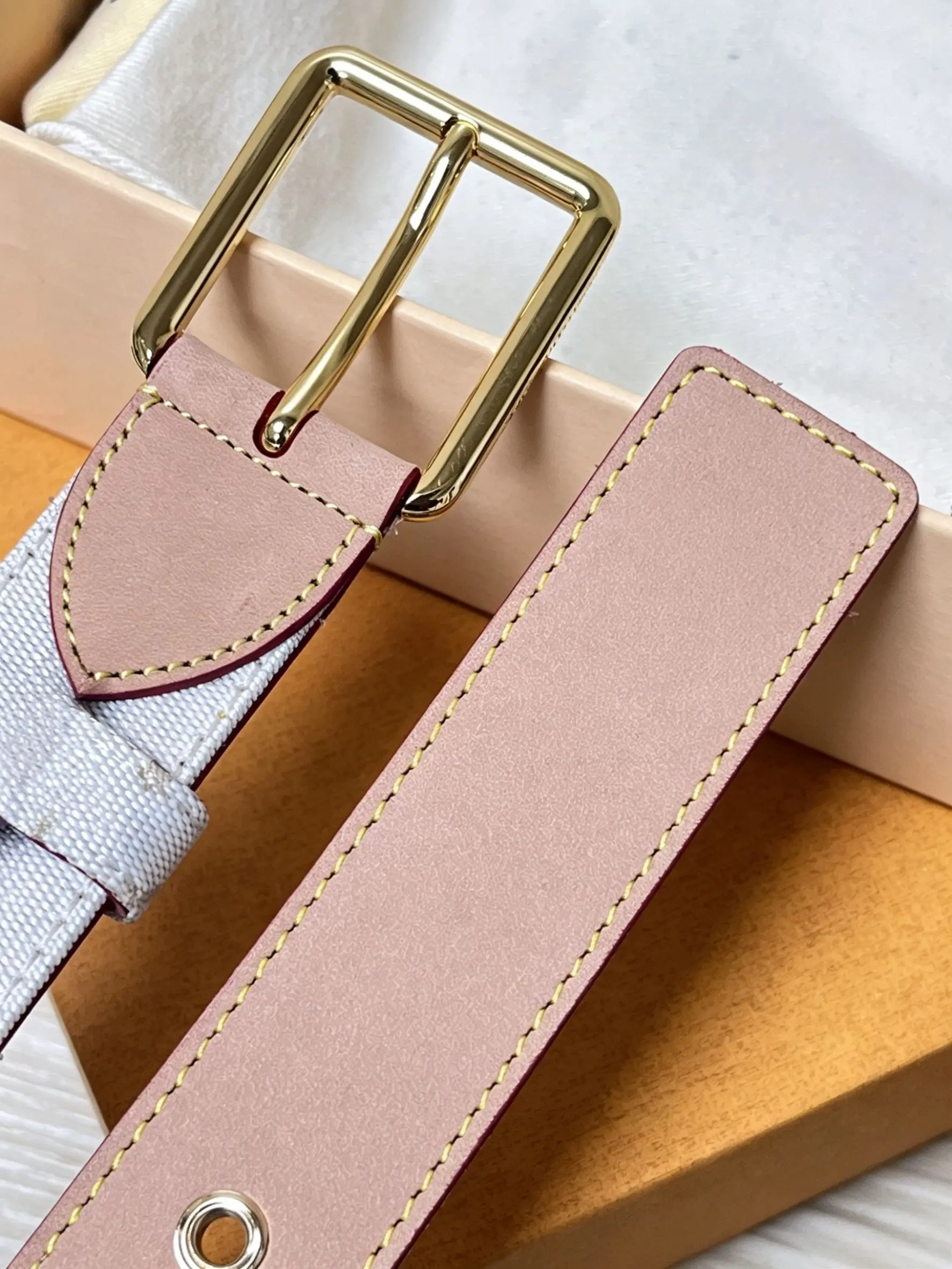 Sweet Pink Black Colorblock Round Buckle Belt For Women Waist Strap For Dresses Casual Daily Outfits