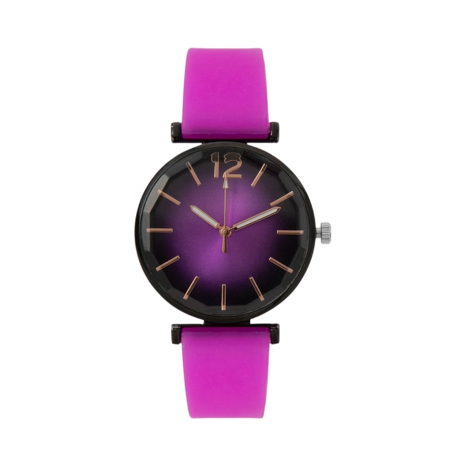 Orologio da donna alla moda Orologio sportivo semplice al quarzo con quadrante nero Orologio da polso da donna con cinturino in silicone verde vendita calda casual