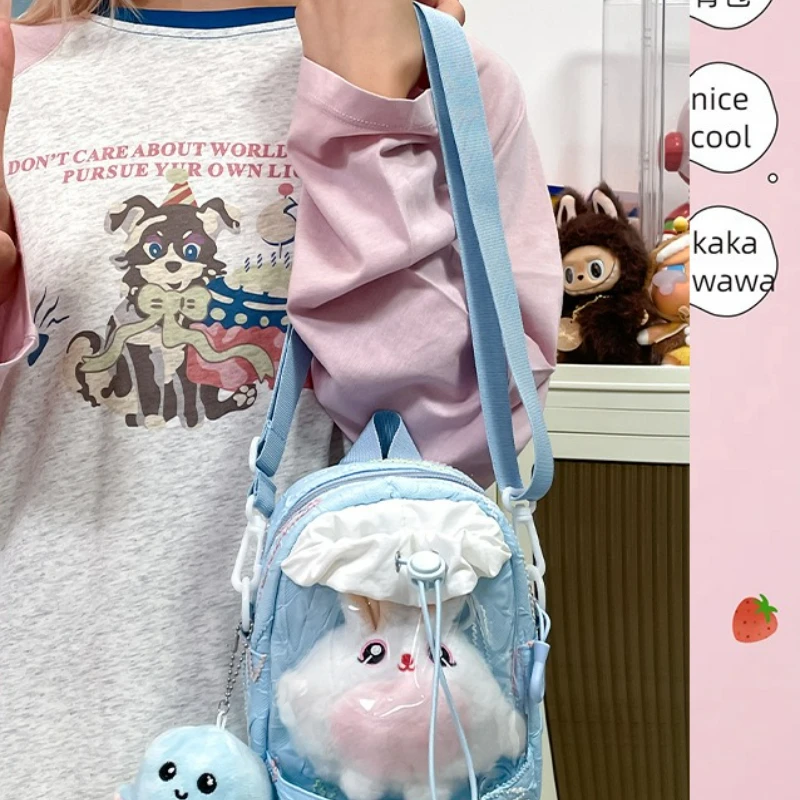 

Cute girl phone single shoulder bag made of cotton do lllike ita bag second-generation girl crossbody bag