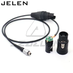 Sennheiser SK2000 Transmitter Audio Input,  Connector FVB 00 3 Pin Male Plug to XLR 3 Pin Female Cable