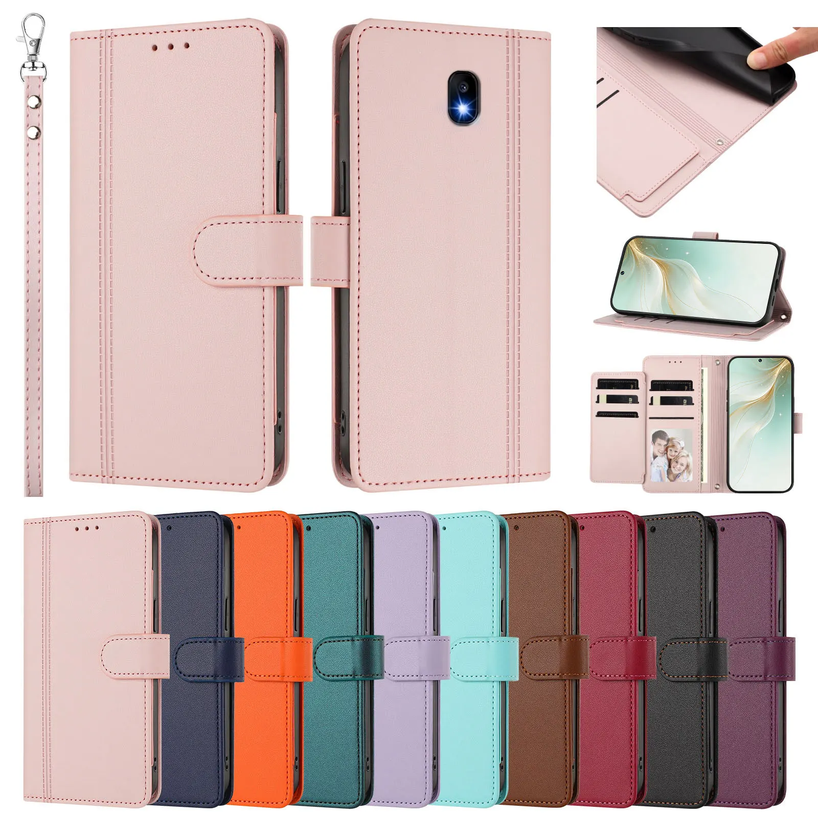 Luxury Shockproof Magnetic Flip Wallet Leather Card Stand Case For Samsung Galaxy Xcover 4 4s 5 6 Pro 7 Pro 7 Phone Cover