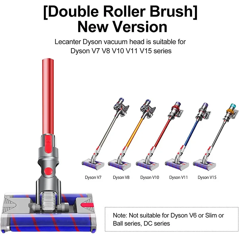 For Dyson V7 V8 V10 V11 V15 Handheld Wireless Vacuum Cleaner Motorized Floor Brush Head Replacement Accessories Spare Parts