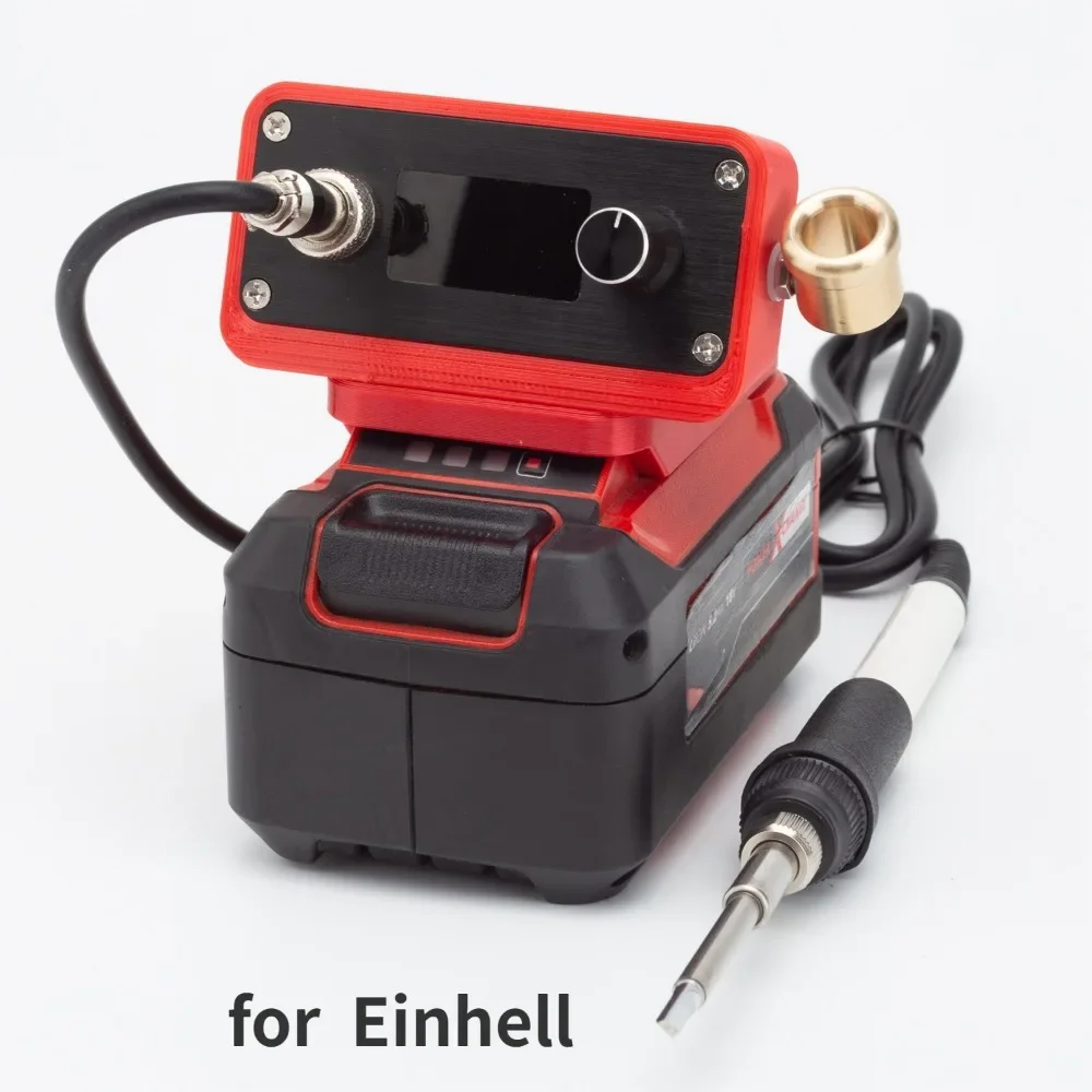 T12 Cordless Soldering Iron， for OZITO / Einhell 18V Battery Portable Intelligent welder Digital Soldering Table for DIY Repair