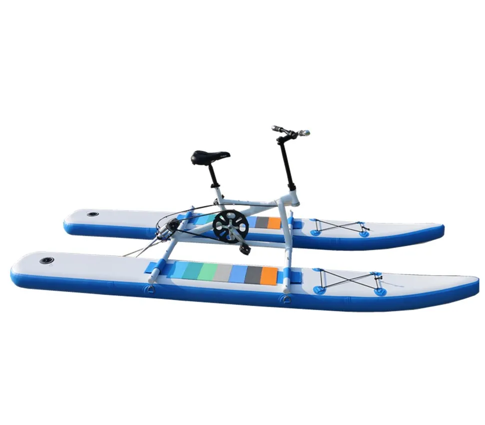 2024 Fashion China New Design Adult Pedal PVC Inflatable Single Bike Water and Outdoor Sports Equipment