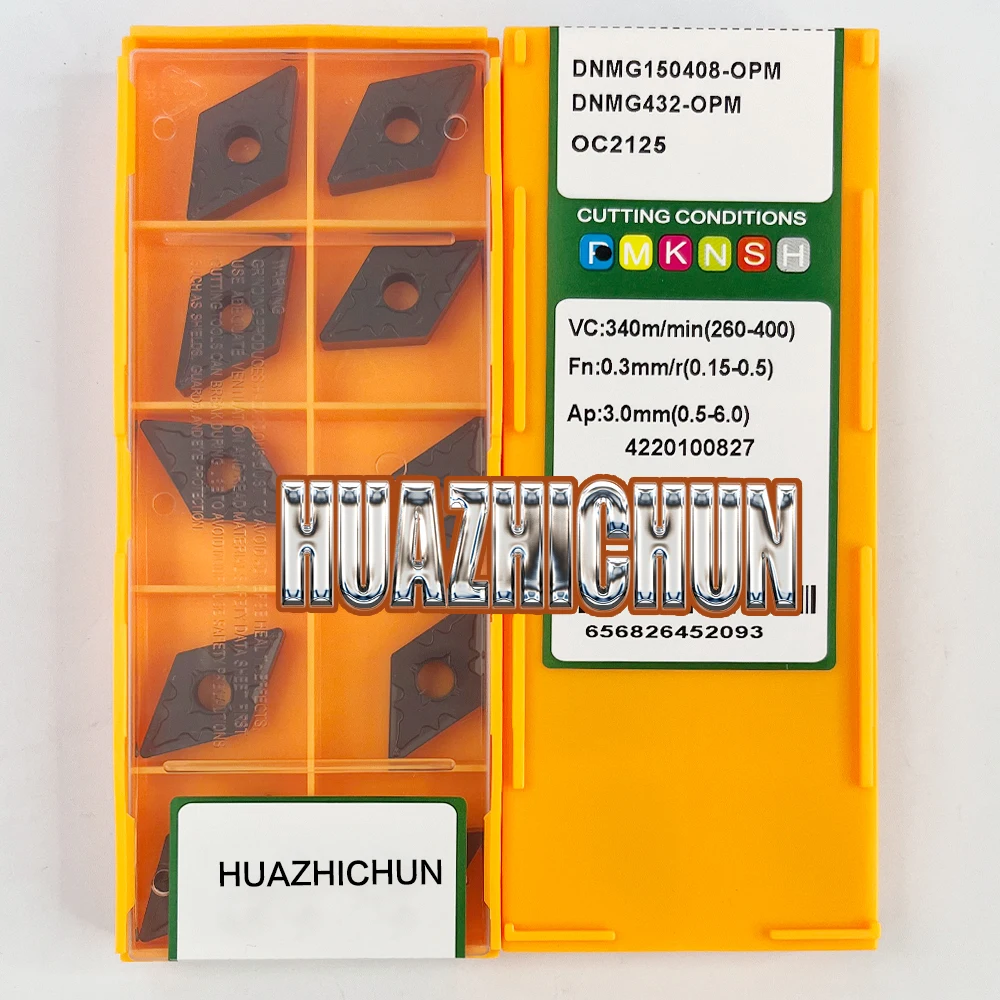 HUAZHICHUN DNMG150408-OPM OC2125 CNC Carbide Inserts For P