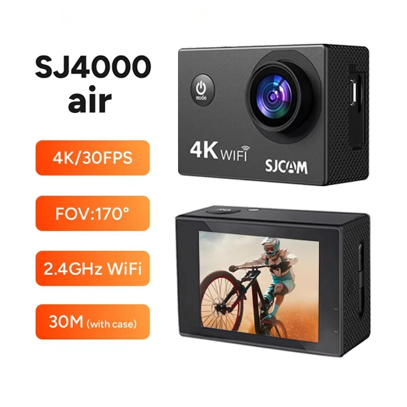 SJ4000 Air New SJCAM 4K Waterproof Action Camera -Your Everyday Adventure Partner with WiFi Live View