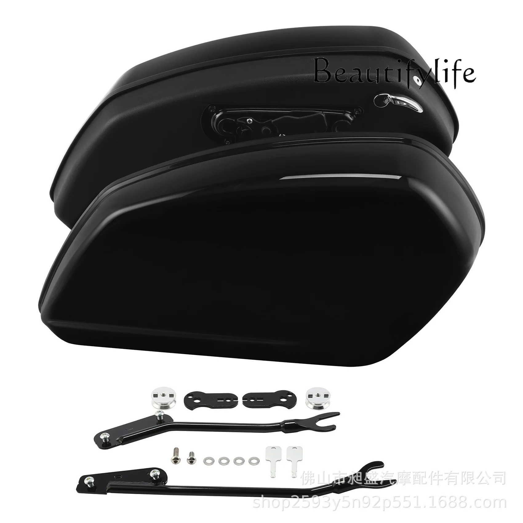 LS is suitable for ST 25 years modified quick dismantling side box motorcycle storage storage pair