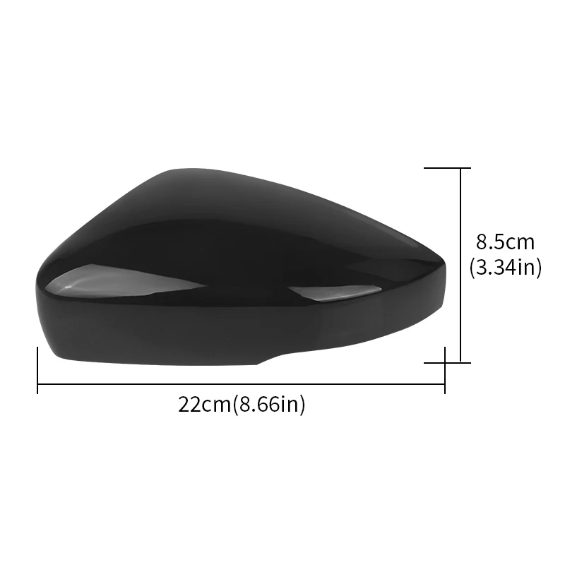 Gloss Black Door Wing Mirror Cover Caps for VW Polo 6R 6C 2009 2010 2011 2012 2013 2014 2016 2017 2018 US Mirror Shell Cover