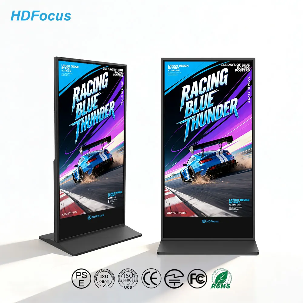 32 43 49 55 65 Inch Android 4K LCD Touch Screen Retail Digital Signage Display Advertising Kiosk Vertical Floor Standing Kiosks