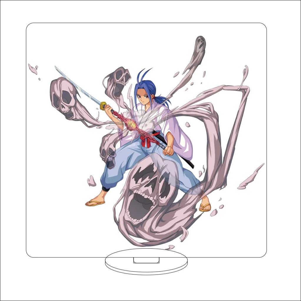 16 سنتيمتر أنيمي YuYu Hakusho تأثيري الاكريليك حامل الحلي Mukuro/Reizen/Yomi/Hiei الشكل حامل هدايا الهالوين