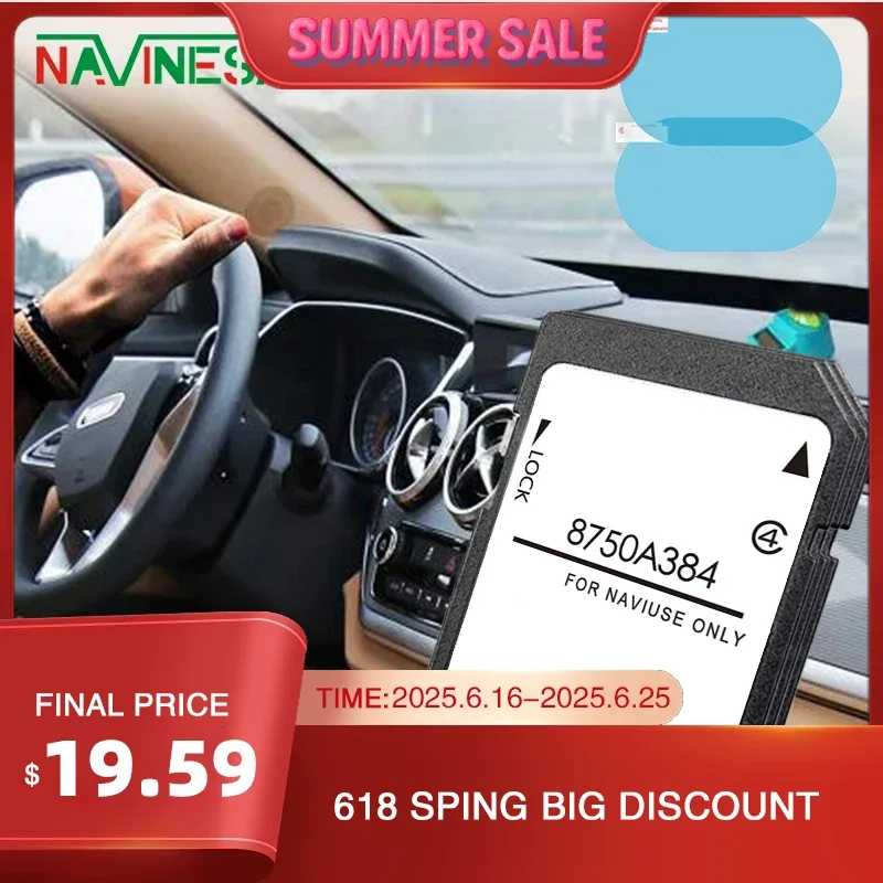 

GPS-карта Sat Nav Navigation для Outlander Pajero ASX Автомобильная навигация MMCS W11 W12 Европа Великобритания 2021, карты 8750A384