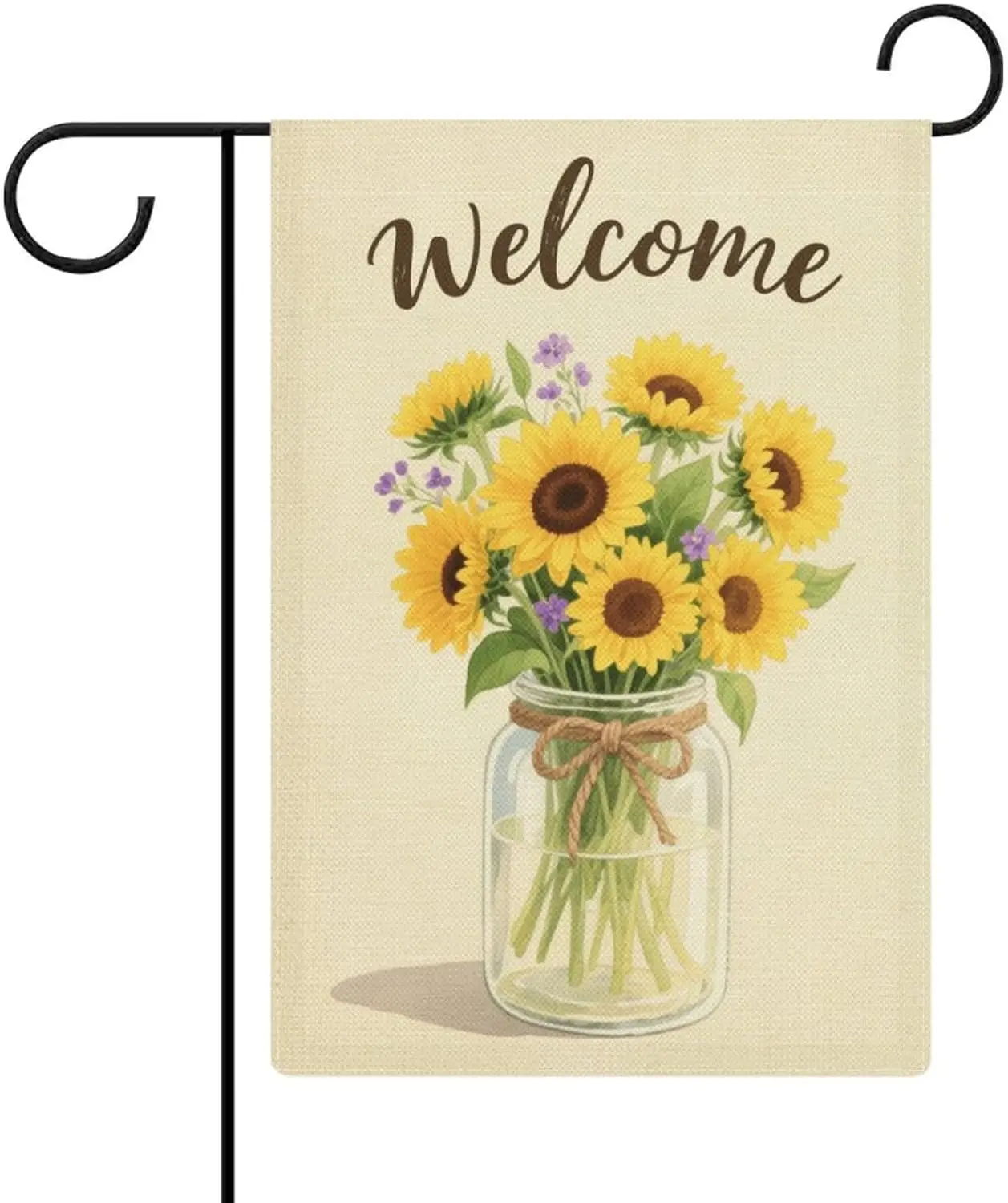 Summer Sunflower Garden Flag 12 x 18 Inch Double Sided Outside Outdoor Decoration DDN LLX uui