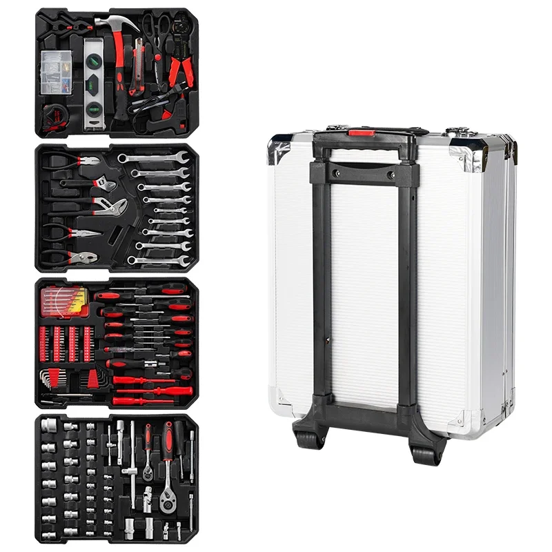 Auto Repair Tool Professional 799PCS Household Socket Spanner Wrench Set Aluminium Trolley Case