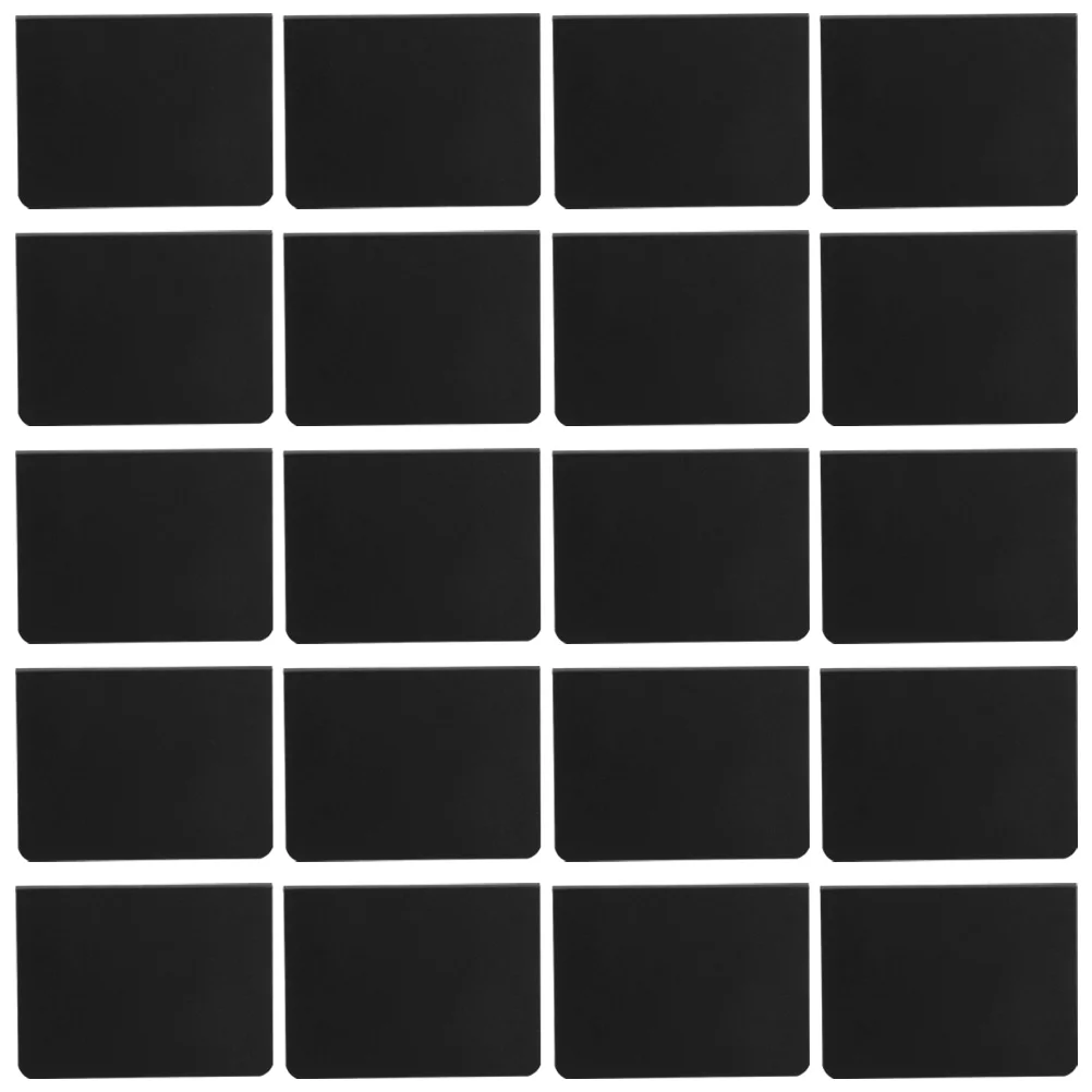 

20 Pcs Mini Chalkboard Standing Signs PVC Table Decor Erasable Memo Board Food Labels Buffet Wedding Kitchen Reminder