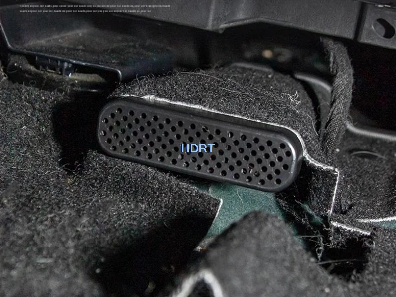 Car Styling Seat Under Outlet Cover For Ford Ranger T9 2023 + Rear Foot Air Conditioning Duct Vent Sticker Interior Accessories