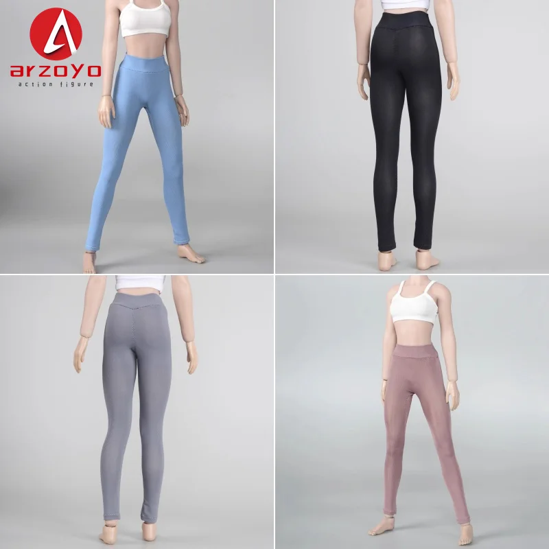 

GBT-002 1/6 Yoga Elastic Pants Tight Trousers High Waisted Legging Clothes Model Fit 12'' Female Soldier Action Figure Body Doll