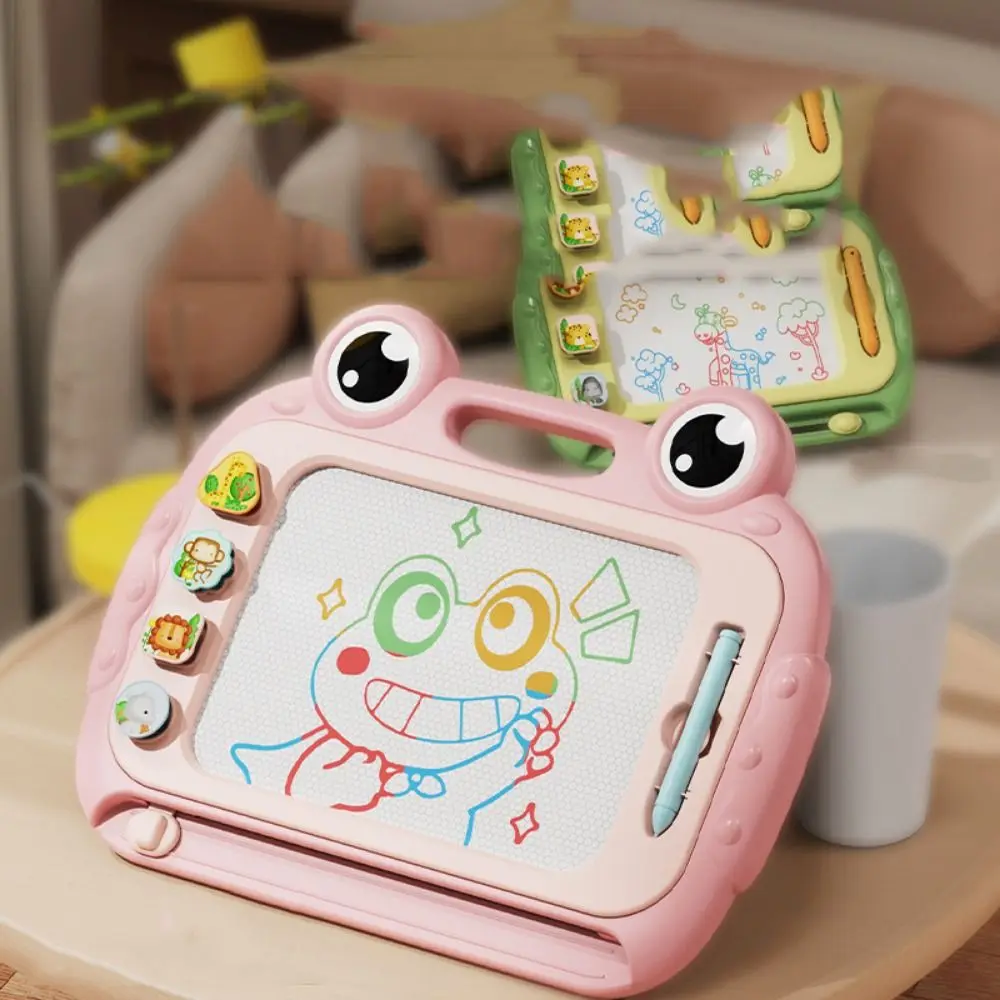 Frog Magnetic Drawing Board Painting Writing Doodle Board Toy Pad Graffiti Erasable Magnetic Graffiti Board