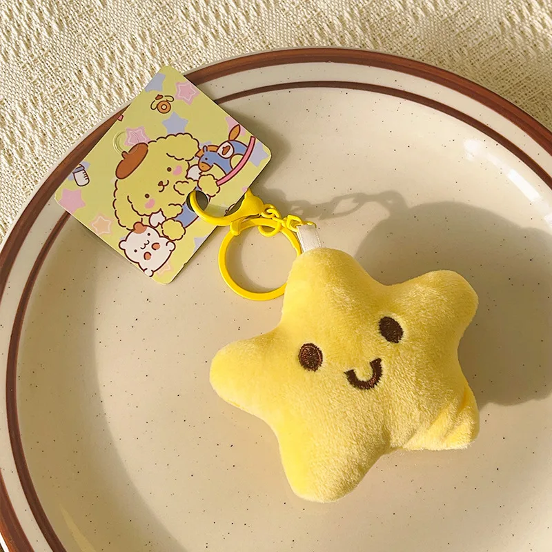 Kawaii قلادة لطيف سلسلة أفخم صار ستار دمية هدية صغيرة قلادة المفاتيح الإبداعية بناتي القلب المدرسية قلادة الإكسسوارات